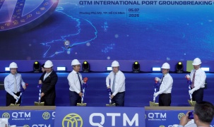 Phó Thủ tướng Thường trực Phạm Gia Túc dự lễ khởi công dự án cảng biển thuộc Cụm cảng nước sâu Cái Mép-Thị Vải (TPHCM)