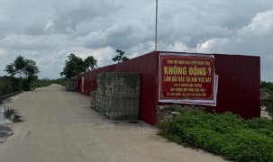 Xã Bình Minh (Hà Nội): Người dân lo ngại bãi tập kết rác quá gần khu dân cư