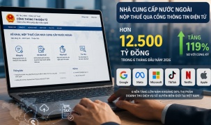 Google, Meta, TikTok nộp hơn 12.500 tỷ đồng thuế qua cổng nhà cung cấp nước ngoài