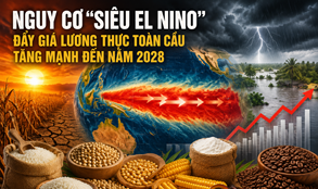 Siêu El Nino có thể đẩy giá lương thực toàn cầu tăng mạnh