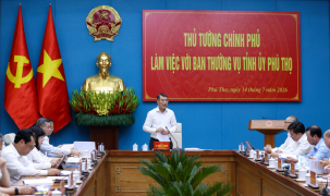 Thủ tướng Lê Minh Hưng: Phú Thọ phấn đấu đạt và vượt mục tiêu tăng trưởng 11%