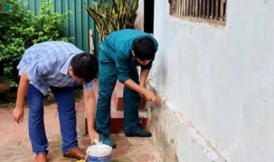 Xã Cẩm Tú (Thanh Hóa): Chung tay chỉnh trang nhà ở cho bệnh binh hướng tới kỷ niệm 79 năm Ngày thương binh liệt sĩ