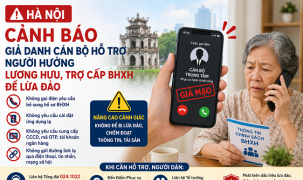 Cảnh giác với thủ đoạn mạo danh Trung tâm Phục vụ hành chính công đề lừa tiền lương hưu