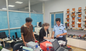 TP.HCM: Phát hiện đường dây gia công giày giả nhãn hiệu Nike để xuất khẩu sang Mỹ