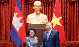 Tổng Bí thư, Chủ tịch nước Tô Lâm tiếp Chủ tịch Quốc hội Campuchia