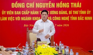 Bí thư Tỉnh ủy Nguyễn Hồng Thái: Đưa khoa học công nghệ và đổi mới sáng tạo thành động lực tăng trưởng mới của Bắc Ninh