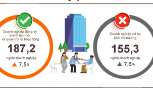 Tình hình doanh nghiệp 7 tháng năm 2026: Hai thái cực đối lập trên thị trường