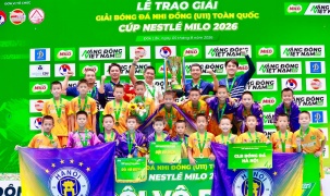 U11 CLB Bóng đá Hà Nội: Chiếc cúp vô địch của cả hệ thống