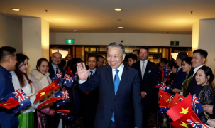 Tổng Bí thư, Chủ tịch nước Tô Lâm đến thủ đô Canberra, tiếp tục chuyến thăm cấp Nhà nước Australia