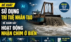 Đề xuất sử dụng trí tuệ nhân tạo để giám sát hoạt động nhận chìm ở biển