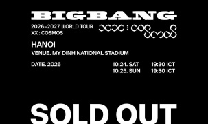 BIGBANG tại Hà Nội “sold out” toàn bộ vé: Hai đêm Mỹ Đình chính thức kín chỗ