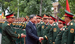 Tổng Bí thư, Chủ tịch nước Tô Lâm thăm và làm việc với Sư đoàn 308: Chúng ta phải chủ động chuẩn bị lực lượng từ thời bình