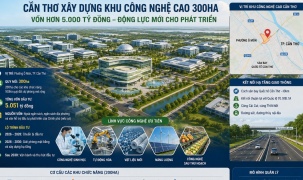 Cần Thơ chuẩn bị xây dựng Khu Công nghệ cao 300 ha, vốn hơn 5.000 tỷ đồng