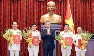 Tổng Bí thư, Chủ tịch nước Tô Lâm trao quyết định bổ nhiệm 4 kiểm sát viên Viện Kiểm sát nhân dân Tối cao