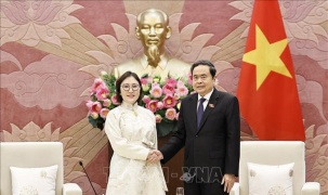 Chủ tịch Quốc hội Trần Thanh Mẫn tiếp Đại sứ Mông Cổ