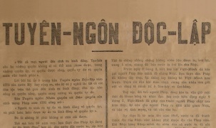 Tuyên ngôn Độc lập năm 1945 và lời thề bảo vệ Tổ quốc