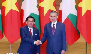 Tổng thống Cộng hòa Liên bang Myanmar và Phu nhân kết thúc chuyến thăm chính thức Việt Nam