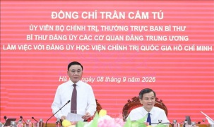 Học viện Chính trị Quốc gia Hồ Chí Minh phải là hình mẫu về xây dựng Đảng