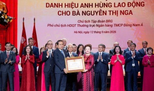 Chủ tịch Tập đoàn BRG Nguyễn Thị Nga được phong tặng danh hiệu Anh hùng Lao động thời kỳ đổi mới