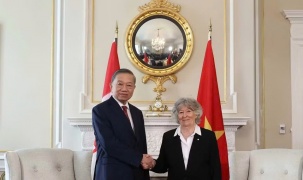 Tổng Bí thư, Chủ tịch nước Tô Lâm hội kiến với Toàn quyền Canada Louise Arbour