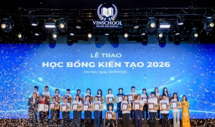 Học bổng Kiến tạo mùa 6 của Vinschool: Trao cơ hội để học sinh kiến tạo tương lai
