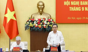 Chủ tịch Quốc hội Trần Thanh Mẫn chủ trì Hội nghị Ban Thường vụ Đảng ủy Quốc hội