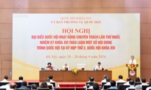 Khai mạc Hội nghị đại biểu Quốc hội hoạt động chuyên trách lần thứ nhất