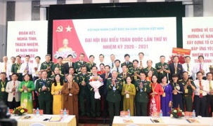 Trung tướng Nguyễn Hữu Chính tái đắc cử Chủ tịch Hội Nạn nhân chất độc da cam/dioxin Việt Nam