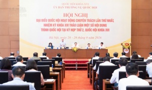 Bế mạc Hội nghị đại biểu Quốc hội hoạt động chuyên trách lần thứ nhất