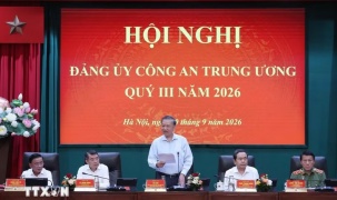 Tổng Bí thư, Chủ tịch nước Tô Lâm dự Hội nghị Đảng ủy Công an Trung ương