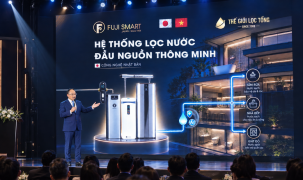 Tập đoàn thiết bị y tế Nhật Bản chọn Việt Nam là nơi đầu tiên triển khai giải pháp lọc nước tổng đầu nguồn ứng dụng AI