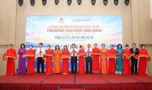 DNU khai trương khách sạn thực hành 5 sao tại Trà Cổ