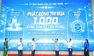 Ứng Thiên đẩy mạnh chuyển đổi số, đưa tiện ích đến người dân