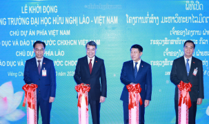 Hai Thủ tướng dự lễ khởi động xây dựng Trường Đại học Hữu nghị Lào - Việt Nam
