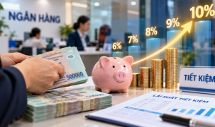 Lãi suất tiết kiệm tháng 10/2026 ngân hàng nào cao?