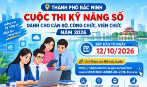 Bắc Ninh triển khai Cuộc thi kỹ năng số dành cho cán bộ, công chức, viên chức năm 2026