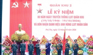 Tổng Bí thư, Chủ tịch nước Tô Lâm dự Lễ kỷ niệm 80 năm Ngày truyền thống Lực lượng vũ trang Quân khu 2