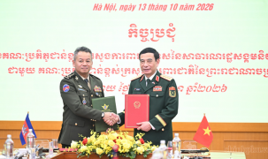 Củng cố hợp tác quốc phòng song phương giữa Việt Nam - Campuchia