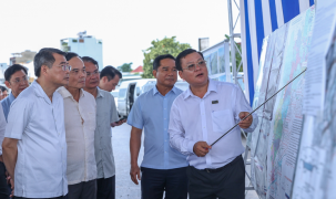 Thủ tướng kiểm tra dự án kiểm soát ngập cho 6,5 triệu dân TPHCM sắp hoàn thành
