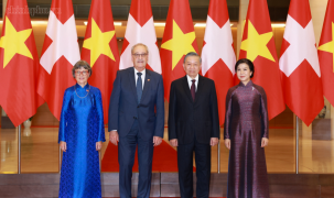Tổng Bí thư, Chủ tịch nước Tô Lâm chủ trì Lễ đón Tổng thống Liên bang Thụy Sĩ thăm chính thức Việt Nam