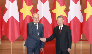 Tổng Bí thư, Chủ tịch nước Tô Lâm hội đàm với Tổng thống Thụy Sĩ