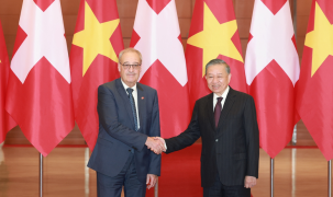 Tổng Bí thư, Chủ tịch nước Tô Lâm hội đàm với Tổng thống Thụy Sĩ