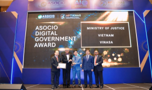 Bộ Tư pháp được vinh danh tại Giải thưởng Chính phủ số ASOCIO 2026