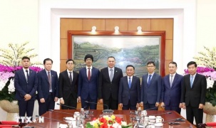 Thường trực Ban Bí thư Trần Cẩm Tú tiếp đoàn Cục Công vụ Singapore về hợp tác giáo dục