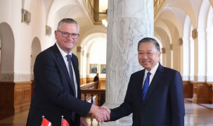 Tổng Bí thư, Chủ tịch nước Tô Lâm hội kiến Chủ tịch Quốc hội Đan Mạch Henrik Frandsen