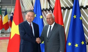 Tổng Bí thư, Chủ tịch nước Tô Lâm hội đàm với Chủ tịch Hội đồng châu Âu António Costa