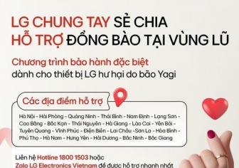 LG chung tay sẻ chia, hỗ trợ đồng bào tại vùng lũ