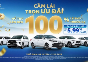 Toyota Việt Nam triển khai chương trình khuyến mại cho mẫu xe Vios, Veloz Cross, Avanza Premio, Yaris Cross và Corolla Cross trong tháng 10/2024