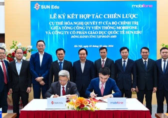 MobiFone hợp tác chiến lược với Sun Edu, phát triển nhân lực công nghệ số