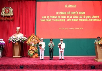 Tổng công ty Công nghệ - Viễn thông Toàn cầu GTEL chuyển nguyên trạng về trực thuộc Bộ Công an